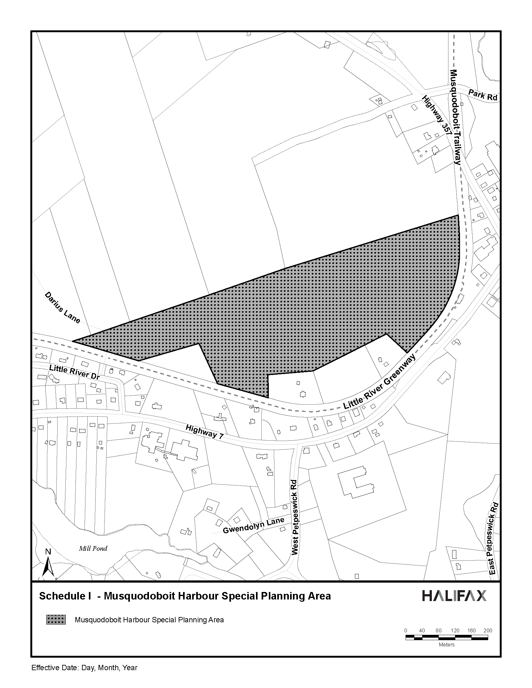 Map of Musquodoboit Harbour Special Planning Area